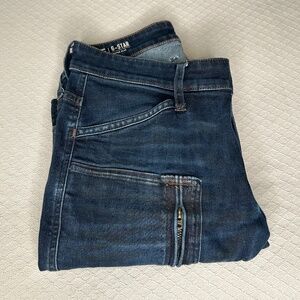 G-Star RAW Men's Super Slim Jeans, Dark Blue, 32 W, 30 L